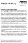 29.1.10 Pressemitteilung die Linke